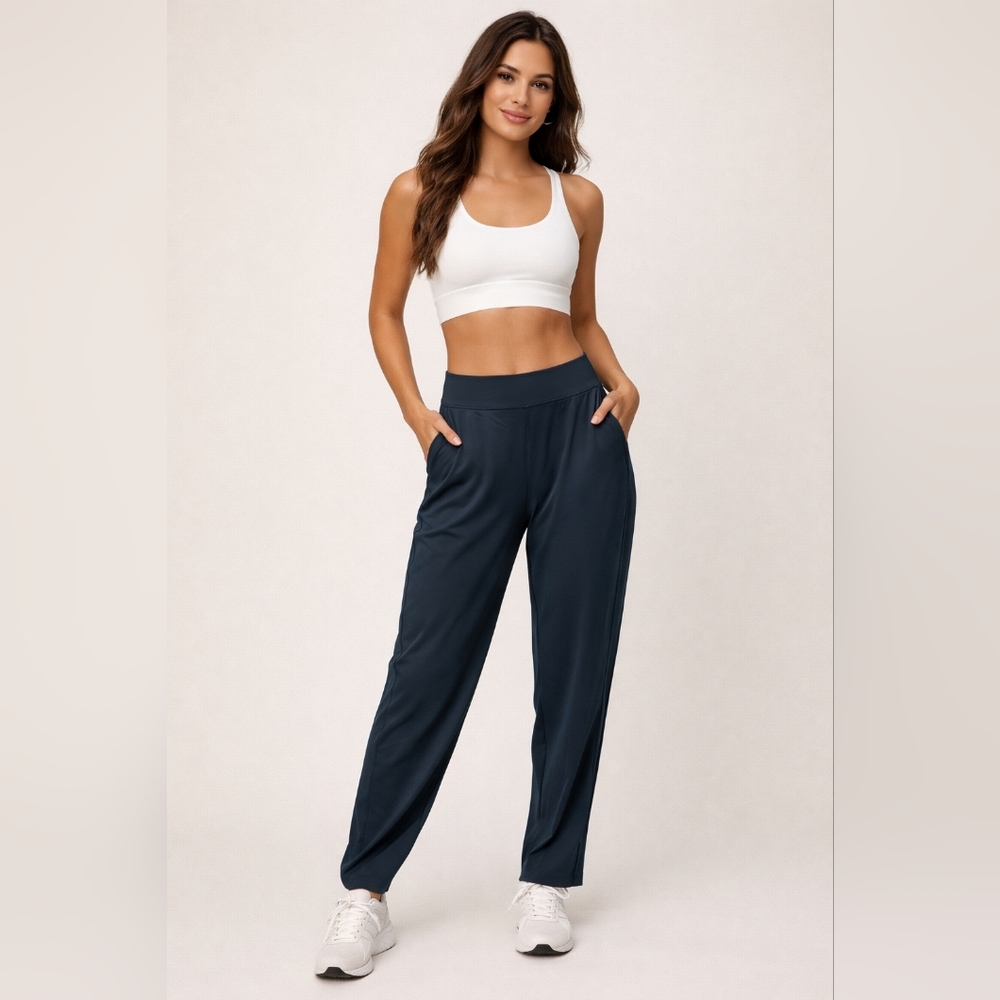 Athleta Dark Blue Track Pants